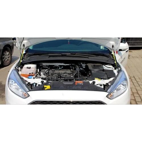 2pcs Front Hood Lid Lift Support Automotive hood hydraulic support bar Fit for focus 2014-2016 car accessories