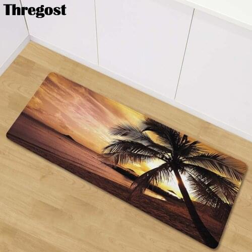 3D Scenic Printed Door Mat Entrance Bathroom Kitchen Carpet Flannel Soft Bedroom Living Room Floor Rugs Home Decor Mats