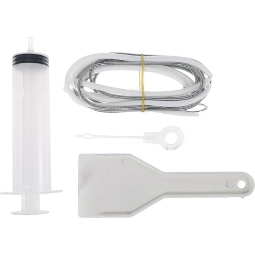 5Pcs Refrigerator Drain Hole Clog Remover Refrigerator Cleaning Tool Reusable Fridge Dredging Kit Household Dredge Hose Dropship