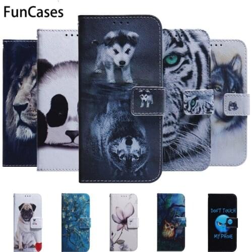 For Xiaomi Redmi Note 8 Case Wolf Panda PU Leather Magnetic Flip Wallet Case For Xiaomi Xiomi Redmi Note 8 Note8 Pro Coque