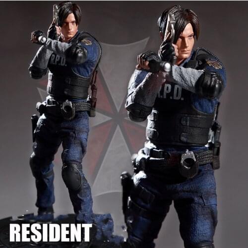 NECA Action Figure 32cm Residen Evil 2 Lyon Model 1/6 Model Game Decoration Statue Peripheral Toy Gift for Children