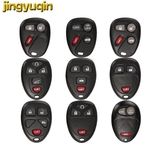 Jingyuqin Remote 2 + 1 Panic Key Shell For Buick Hummer H3 GMC For Chevrolet Colorado Isuzu No Chip 3 Buttons Car Key Case Cover