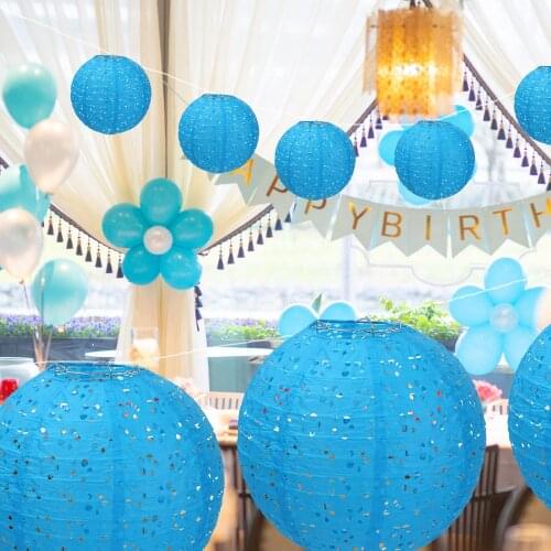 Chinese/Japanese Round Paper Lantern Round Lighting Lamp for Wedding Party Ornament CraftsHandmade Outdoor Landscapes for Street