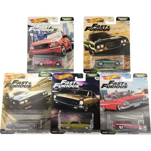 Hotwheels GBW75 Speed and Passion Collection Series Muscle City Alloy Car Toys for Childen Collect gifts