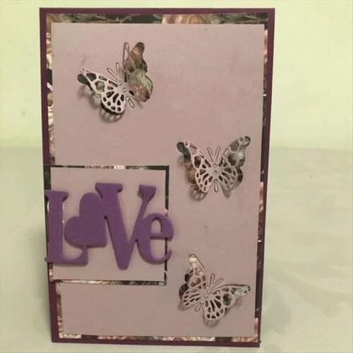 Love Metal Cutting Dies for DIY Scrapbooking Album Paper Cards Decorative Crafts Embossing Die Cuts