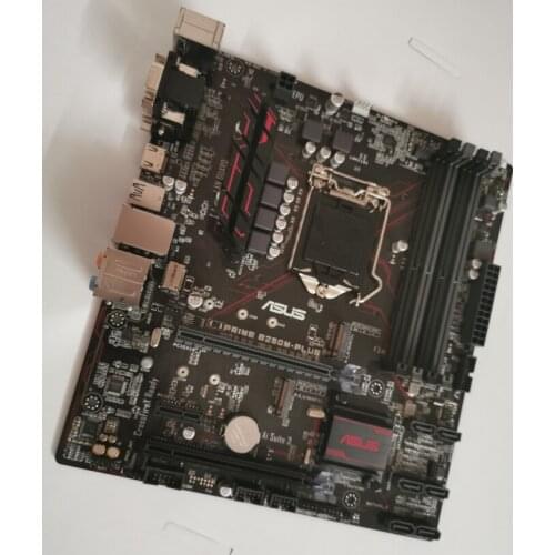 For ASUS PRIME B250M-PLUS DDR4 LGA 1151 B250 Desktop Motherboard 64GB USB2.0 USB3.0 USB3.1 VGA DVI HDMI motherboard