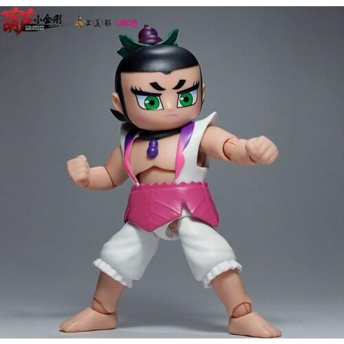 Meiying Genuine Gourd Baby Toys Gourd Brothers Little King Kong Hand-made Models