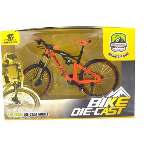 Alloy Bicycle Model Mini Mountain Cake Topper Bike Racing Bmx Tech Deck Bike Finger Bicycle Decorations for Home