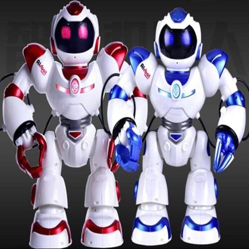 Rc Robot fighting humanoid intelligent robot charge toy model Sing dance missile