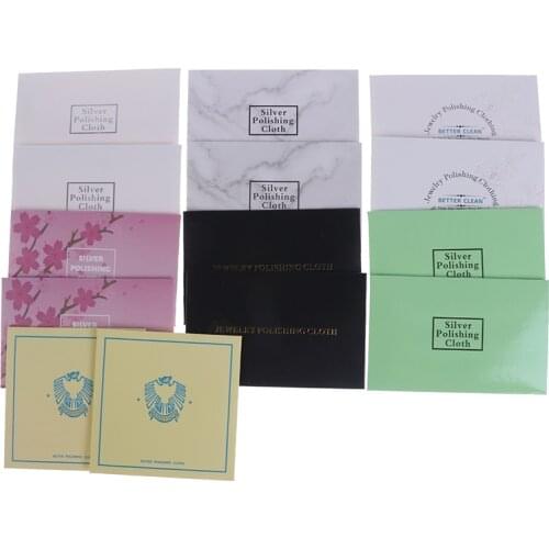 10Pcs Silver Jewelry Cleaning Cloth Silver Polishing Cloth Women Silver Jewelry Cleaning Cloth