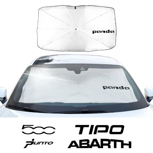 Car Windshield Sunshade Anti UV Visor Protector Parasol Sun Shade Cover For Fiat Panda PUNTO ABARTH TIPO Auto Accessories