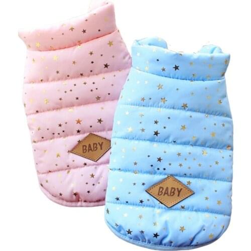 Winter Dog Outfit Garment Small Dog Clothes Vest Coat Jakcet Puppy Apparel Yorkshire Pomeranian Poodle Bichon Schnauzer Clothing