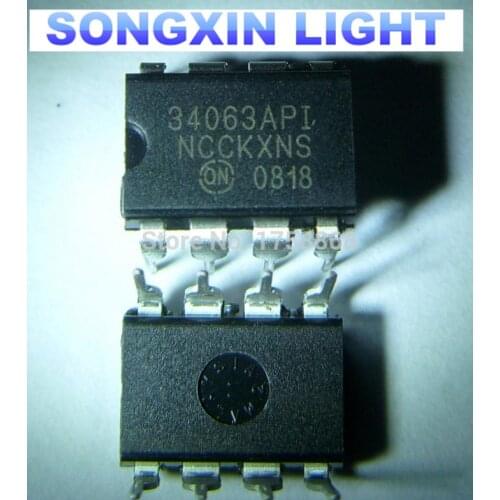 100pcs ,New MC34063 MC34063A 34063 dip-8 Switching Regulator IC