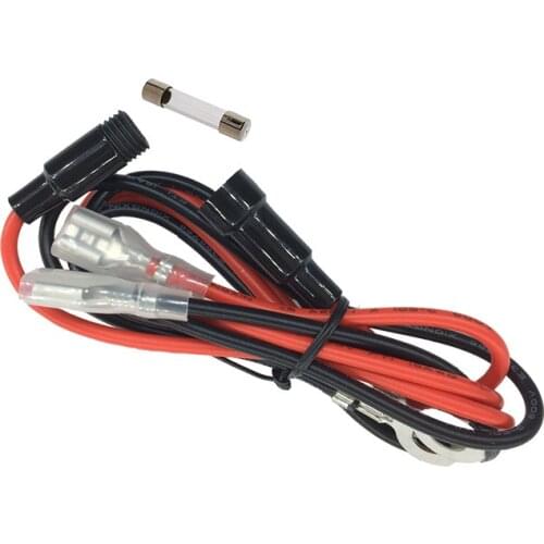 12V-24V Car Boat Motorcycle Cigarette Lighter Charger Socket Plug 60cm Cable 10A Fuse Holder Screw Fuse Tube Wire Connector