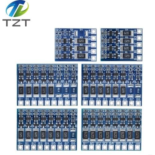 3S 4S 5S 6S 7S 8S 21V 4.2v li-ion balancer board 18650 li-ion balncing full charge battery Balance Function Protection Board
