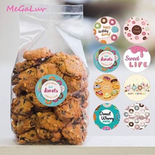 500pcs Thank You Sticker Bag Seal Labels Stationery Food Hand Made Deco for Envelope Handmade Gift Box Sticker Foil Round Labels