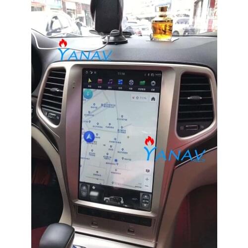Car multimedia radio player for-JEEP Grand cherokee 2011-2019 Car stereo GPS navigation autoradio tesla vertical screen Android