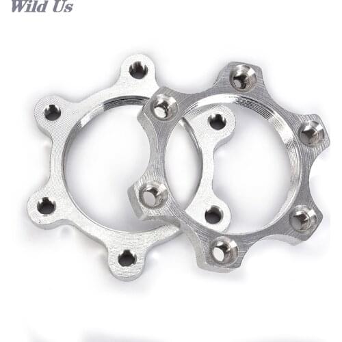 One Piece Brake Rotors Bike Bicycle Freewheel Threaded Hubs Disk Disc Brake Rotor 6Bolt Flange Adapter Bicycle Parts