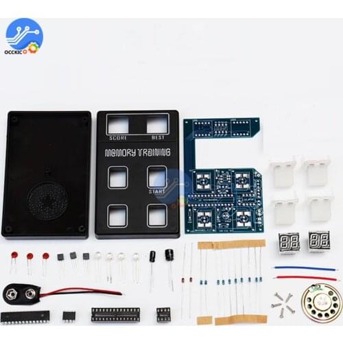 DC9V memory game machine making kit LED electronic memory training DIY kit