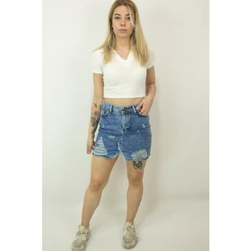 Derbars Denim Skirts For Women