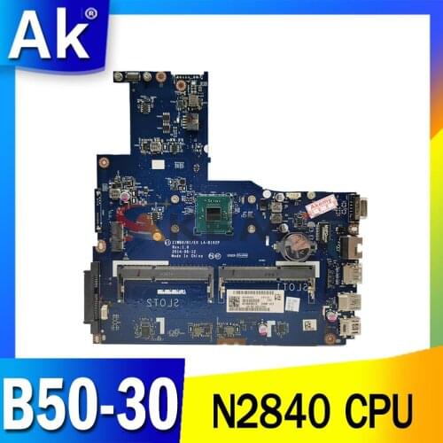 For Lenovo Thinkpad B50-30 Laptop Motherboard CPU:N2840 FP1000 UAM LA-B102P FRU:5B20G90117 5B20G90122 5B20G90111 Test Ok
