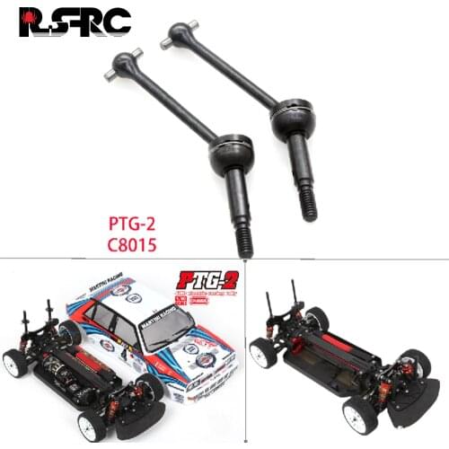2 pcs of metal LC front CVD drive shaft for LC RACING new 1/10 car parts C8015 PTG-2