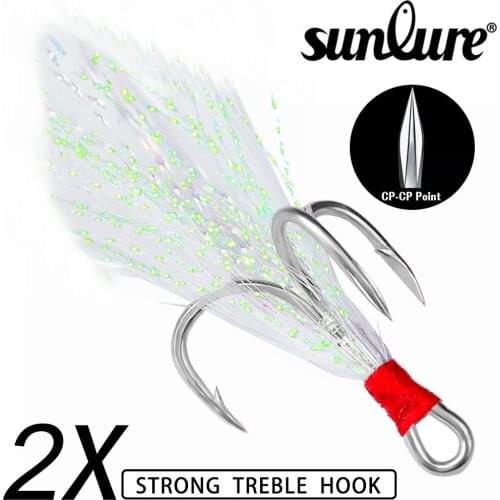 New Fishing Equipment 4#-10# White Fishing Hook with White Feather Fishing Tackle 20pc/Lot Fishing Lure SZ012-SZ014 New Style