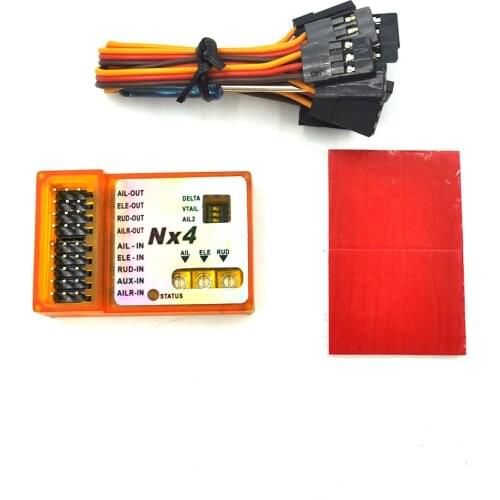 New ZMR NX4 Pro flight control 3-axis gyro 3D locked for KT Duct Turbojet fixed wing aircraft