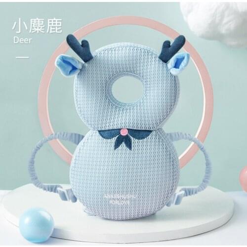 Summer Breathable Baby Headrest Cushion Toddler Headrest Baby Pillow Neck Guard Cute Wings Anti-drop Pad Baby Protection