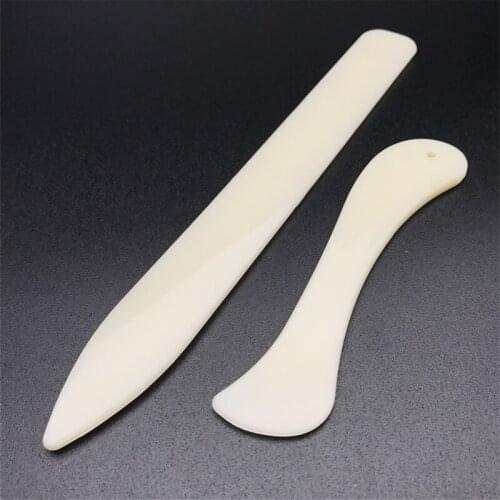 Durable 2pcs/Set Paper Creaser Set for DIY Scrapbooking Card Making Photo Album Paper Folding Tool DIY Crafts Edge Side Slicker