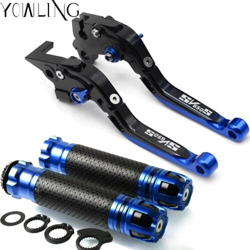 Motorcycle Brake Clutch Levers Handlebar grip Hand Grips For SUZUKI SV650S SV650 SV 650 1999-2012 2006 2007 2008 2009 2010 2011