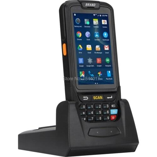 Shenzhen Manufacturer wifi rugged Android 1D/2D qr Barcode scanner Portable pda Data collector Entry Terminal RFID reader writer