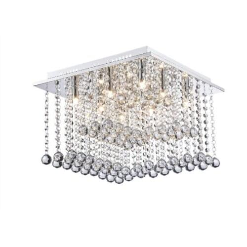 European style chandeliers Modern crystal chandeliers Living room ceiling lamps Wide pressure crystal ceiling lamps