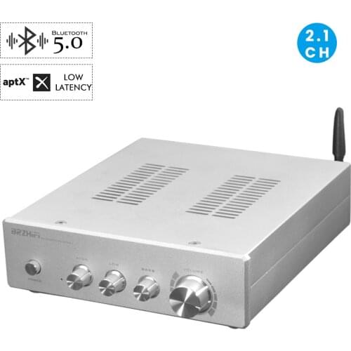 BRZHIFI Bluetooth Stereo Amplifier TPA3255 Sound Audio Subwoofer 150W*2+300W 2.1 HIFI Home Theater System High Power Amplifiers