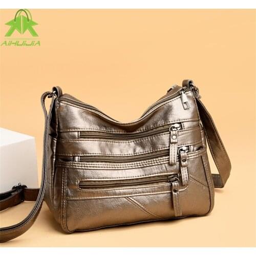 Women Shoulder Bag Leather Luxury Handbags Womens Bags 2021 Designer Shoulder Crossbody Bag Female Fashion Female for Ladies