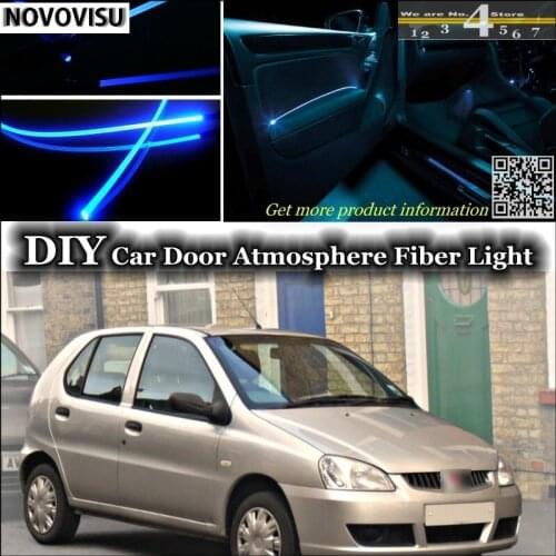 NOVOVISU For Rover CityRover interior Ambient Light Tuning Atmosphere Fiber Optic Lights Inside Door Panel illumination Tuning