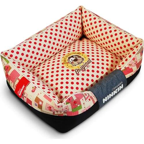 Comfy Dog Sofa For Small Medium Dogs Sleeping Bed Pet Soft Cushion Detachable Nest Washable Kennel Cat Mat Autumn Winter Animal