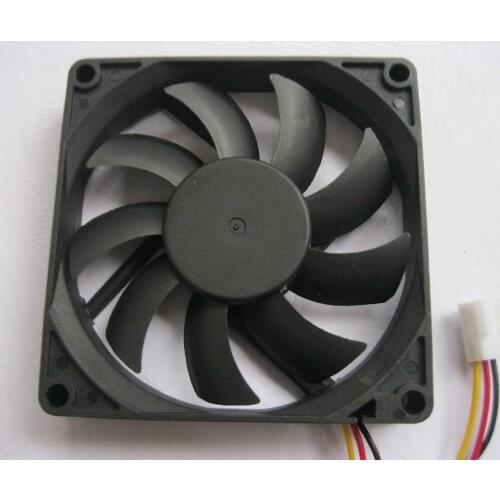 1 Pcs Brushless DC Cooling Fan 9 Blade 8015S 24V 80x80x15mm 3 wire
