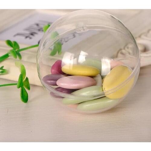 10pcs 14cm Plastic Clear Christmas Balls Decorations Hanging Ball Bauble Candy Ornament Xmas Tree Outdoor Decor Christmas Gift