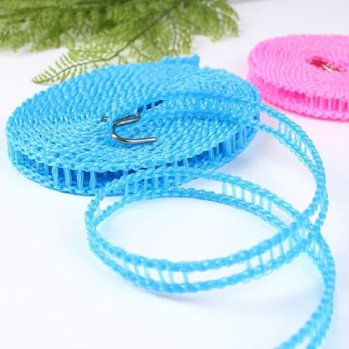 2pcs/set Clothesline 5 M Non-Slip Clothesline Windproof Clothesline Clothesline Quilt Airing Rope Outdoor Travel Household