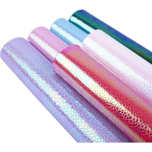 David accessories 30*135cm Mirror Faux Artificial Synthetic Leather Fabric for Hair Bow Sheets DIY Decoration Crafts,1Yc7710