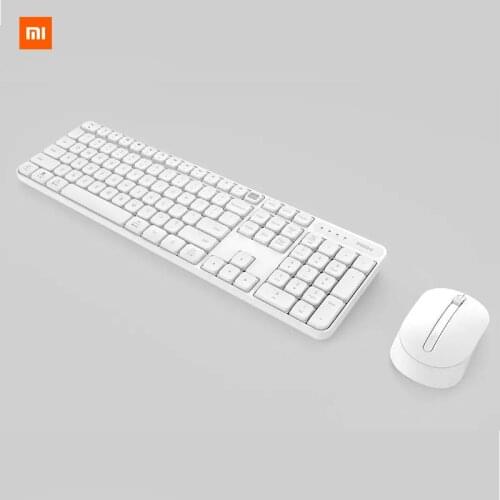 Xiaomi Mijia Miwu Wireless Keyboard And Mouse 2.4G Wireless Receiver Plug and Play 104 Key Full Size One Key Switch