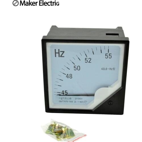 42L6(HZ 380V) Pointer Diagnostic-tool Tester Cymometer frequency Portable Counter Swr meter hertz 45-55