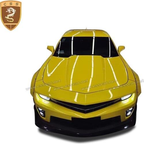 Carbon Fiber FRP MB Style Wide Body Kit For Chevrol Camaro Bumblebee Front Lip Wheel Eyebrow Wind Knife Tail Rear Lip Side Skirt