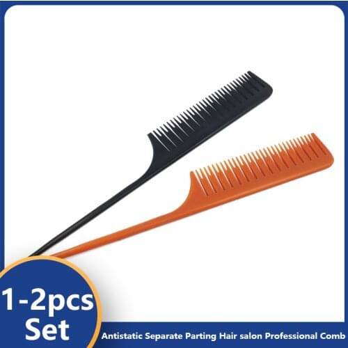 Hair dye comb Hair Styling Comb Heat Resistant Pin Rat Tail Comb Antistatic Separate Parting Hair salon Professional Comb Tool
