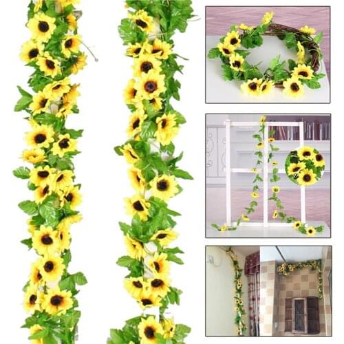 Artificial Plant Decor Creative Realistic Flower Hanging Vine Home Decoration Lifelike Faux Plant For Wedding Party Supplies