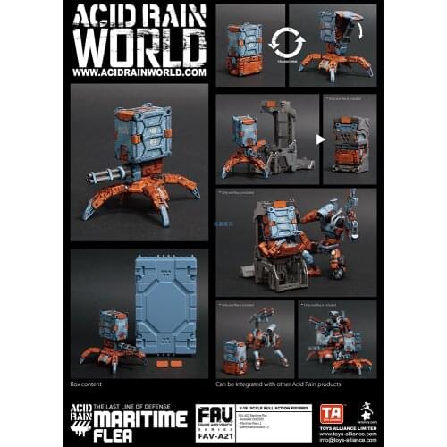 Acid rain war FAV-A21 Sea Flea 3.75 inch Movable Armor Action Mode