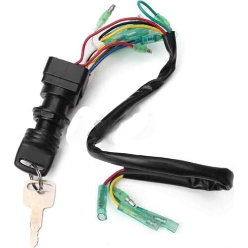 Ignition Switch Key Assembly for Yamaha Outboard Motor Control Box 2/4-Strok 703-82510-43-00