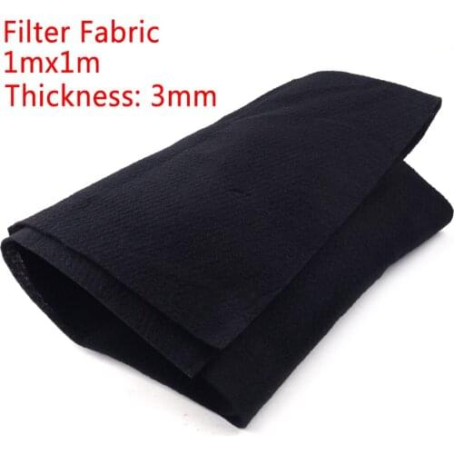 LETAOSK 1m x 1m Black Air Conditioner Activated Carbon Absorb Waste Gas Purifier Pre Filter Fabric Sheet Pad