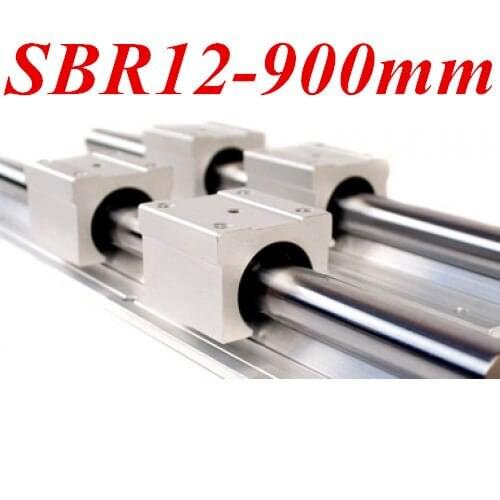 Free shipping Top sell SBR12- L900mm Linear guide (can be cut any length) cnc parts